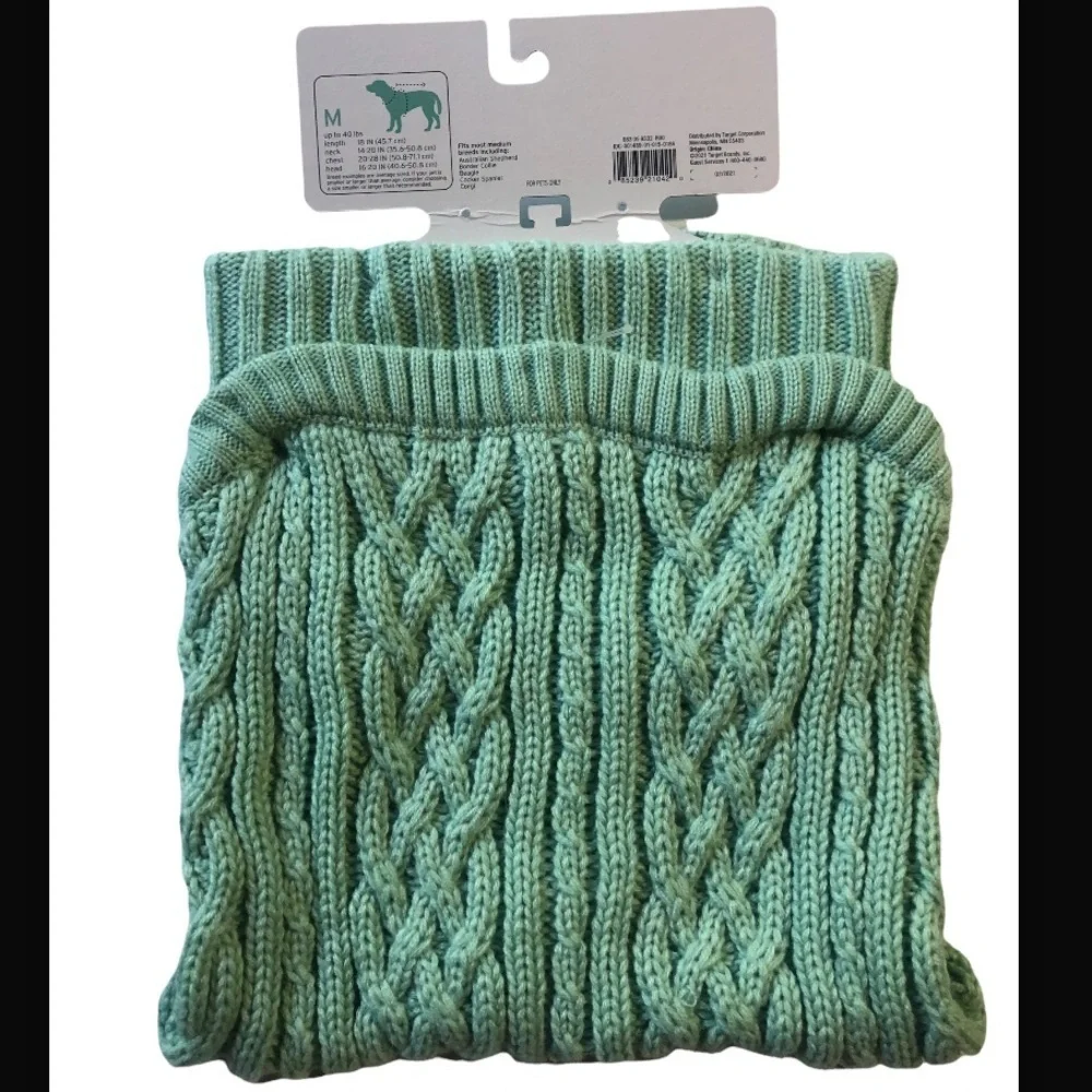 Boots Barkley cable knit turtle neck sweater M